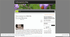 Desktop Screenshot of estherwarrior.wordpress.com