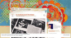 Desktop Screenshot of koreaonmymind.wordpress.com