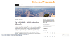 Desktop Screenshot of echoesofyogananda.wordpress.com