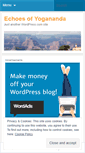 Mobile Screenshot of echoesofyogananda.wordpress.com