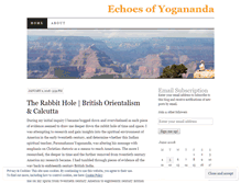 Tablet Screenshot of echoesofyogananda.wordpress.com