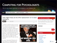 Tablet Screenshot of computingforpsychologists.wordpress.com
