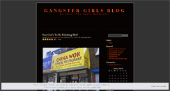 Desktop Screenshot of gangstergirls.wordpress.com