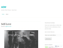 Tablet Screenshot of anotherotherwon.wordpress.com