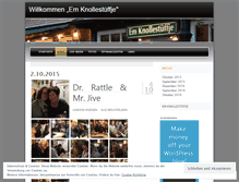 Tablet Screenshot of knollestueffje.wordpress.com