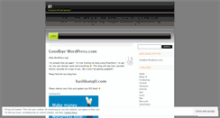 Desktop Screenshot of hashbang0.wordpress.com