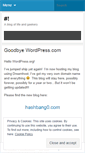 Mobile Screenshot of hashbang0.wordpress.com