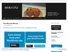 Tablet Screenshot of dolcini.wordpress.com