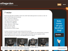 Tablet Screenshot of elliegarden.wordpress.com