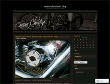 Tablet Screenshot of carissachristina.wordpress.com