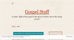 Desktop Screenshot of gospelstuff.wordpress.com