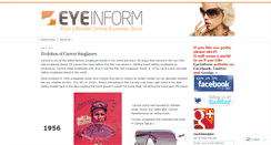 Desktop Screenshot of eyeinform.wordpress.com