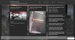 Desktop Screenshot of kangmasjuqi.wordpress.com