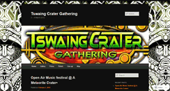 Desktop Screenshot of cratergathering.wordpress.com