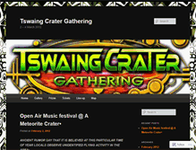 Tablet Screenshot of cratergathering.wordpress.com