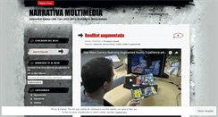 Desktop Screenshot of narrativamultimedia.wordpress.com