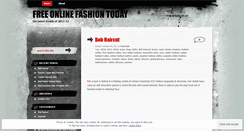 Desktop Screenshot of freeonlinefashiontoday.wordpress.com