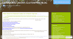 Desktop Screenshot of glamourandgreenglutenfree.wordpress.com