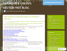 Tablet Screenshot of glamourandgreenglutenfree.wordpress.com