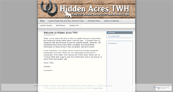 Desktop Screenshot of hiddenacres.wordpress.com