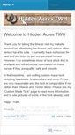 Mobile Screenshot of hiddenacres.wordpress.com