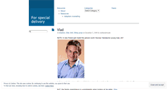 Desktop Screenshot of forspecialdelivery.wordpress.com