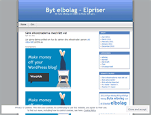 Tablet Screenshot of elpriser.wordpress.com