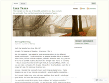 Tablet Screenshot of liketrees.wordpress.com