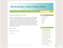 Tablet Screenshot of garmentnews.wordpress.com