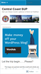 Mobile Screenshot of centralcoastsup.wordpress.com