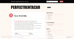 Desktop Screenshot of perfectrentacar.wordpress.com