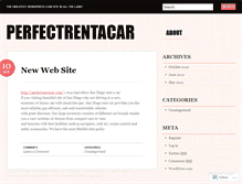 Tablet Screenshot of perfectrentacar.wordpress.com