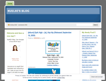 Tablet Screenshot of nuel92.wordpress.com
