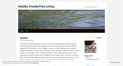 Desktop Screenshot of healthycrueltyfreeliving.wordpress.com