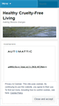 Mobile Screenshot of healthycrueltyfreeliving.wordpress.com