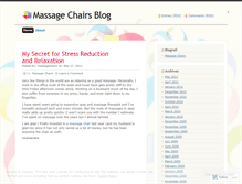 Tablet Screenshot of massagechairs.wordpress.com