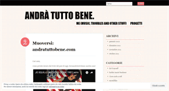 Desktop Screenshot of forseandratuttobene.wordpress.com