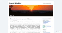 Desktop Screenshot of agustin100.wordpress.com