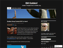 Tablet Screenshot of billgolden.wordpress.com