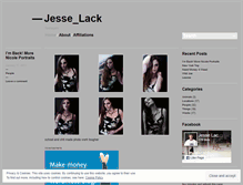 Tablet Screenshot of jesselack.wordpress.com