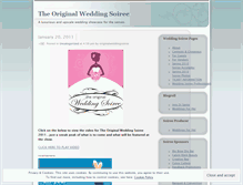 Tablet Screenshot of originalweddingsoiree.wordpress.com