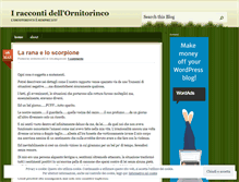 Tablet Screenshot of iraccontidellornitorinco.wordpress.com