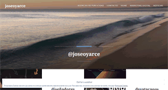 Desktop Screenshot of joseoyarce.wordpress.com