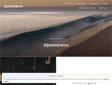 Tablet Screenshot of joseoyarce.wordpress.com