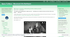 Desktop Screenshot of movementarts.wordpress.com