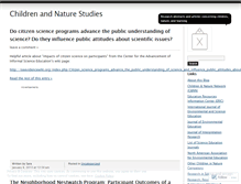 Tablet Screenshot of naturenotebook.wordpress.com