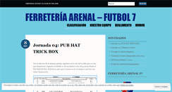 Desktop Screenshot of futbol7.wordpress.com