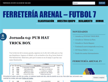 Tablet Screenshot of futbol7.wordpress.com