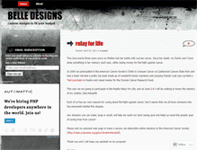 Tablet Screenshot of belledesigncompany.wordpress.com