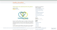 Desktop Screenshot of familiaysexualidad.wordpress.com